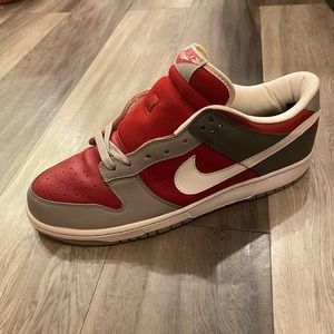 2003 Nike Dunk Low Pro Wmns Red Grey White